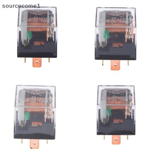 ใหม่ รีเลย์ควบคุมรถยนต์ กันน้ํา 12v 24v 100a 4pin 5pin spdt [sourcecome1]