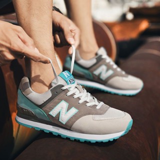 พร้อมส่ง NB รองเท้ากีฬาลําลอง เข้ากับทุกการแต่งกาย แฟชั่นฤดูใบไม้ผลิ สําหรับผู้ชาย 574 Series
