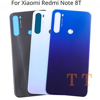 ใหม่ ฝาครอบแบตเตอรี่ด้านหลัง แบบเปลี่ยน สําหรับ Xiaomi Redmi Note 8T Note8T