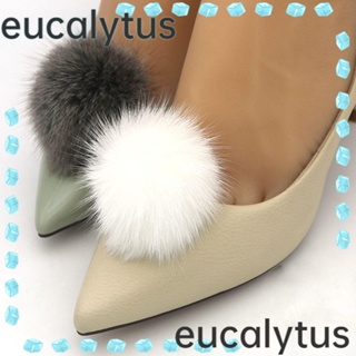 Eucalytus1 คลิปตกแต่งรองเท้า ถอดออกได้ DIY 1 คู่