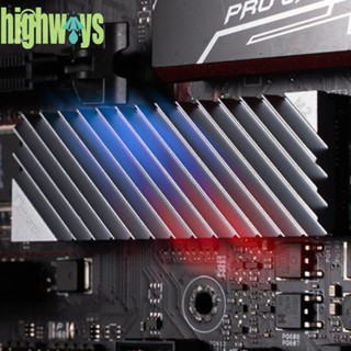 ฮีทซิงค์อลูมิเนียม M.2 2280 SSD พร้อมแผ่นความร้อน สําหรับเดสก์ท็อป PC [highways.th]