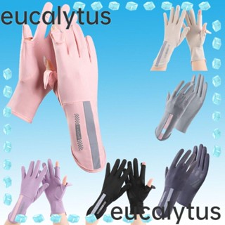 Eucalytus1 ถุงมือผู้หญิง ถุงมือกันลื่น ป้องกันรังสียูวี ฤดูร้อน