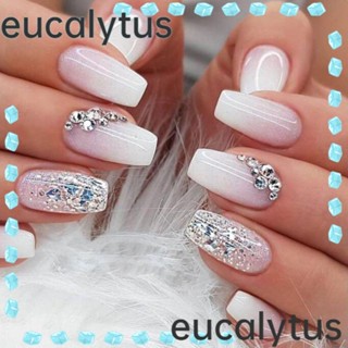 Eucalytus1 เล็บปลอม แบบเต็มรูปแบบ เปลี่ยนสีได้ สําหรับตกแต่งเล็บ DIY