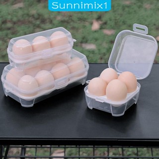 [Sunnimix1] กล่องเก็บไข่ แบบพกพา อุปกรณ์เสริม สําหรับตั้งแคมป์ เดินป่า ทําอาหาร