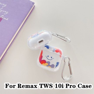 【Trend Front】เคสหูฟัง แบบนิ่ม แบบใส ลายการ์ตูน สําหรับ Remax TWS 10i Pro Remax TWS 10i Pro