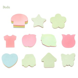 Dudu กระดาษโน้ตมีกาวในตัว ลายการ์ตูน 4 สี 100 แผ่น