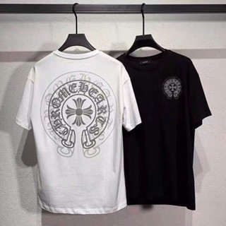 เสื้อยืดแขนสั้น พิมพ์ลาย Horseshoe Chrome Hearts Re-Shadow สําหรับผู้ชาย ผู้หญิง