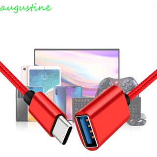 Augustine OTG สายเคเบิลซิงค์ข้อมูล USB Type C สําหรับแฟลชไดรฟ์ โทรศัพท์มือถือ