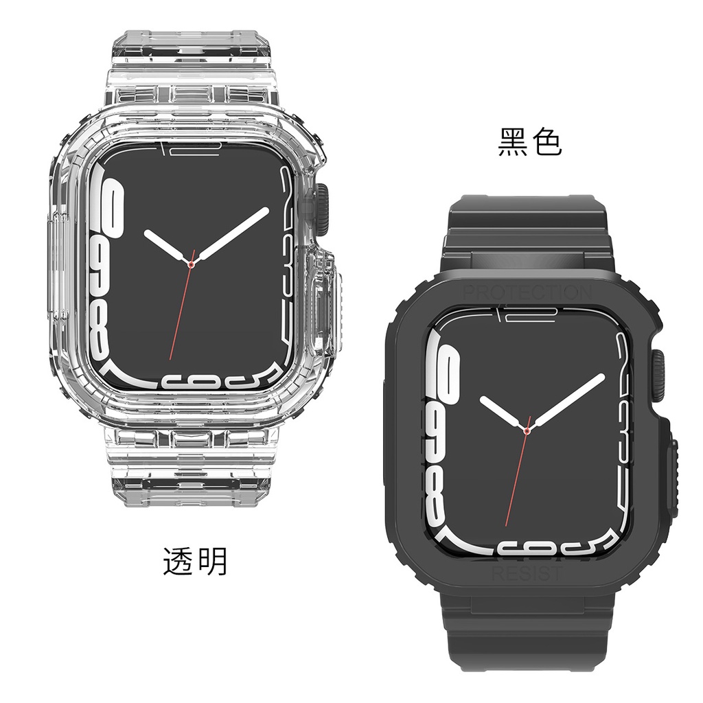 สายนาฬิกาข้อมือ tpu สําหรับ Apple Watch 7th Generation 41 มม. 45 มม. Applewatch 7 41 มม. FSP1