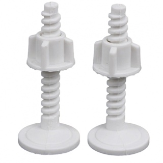 Toilet Lid Screw Good Strength PP Smooth Surface White Easy To Install