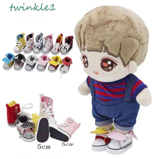 Twinkle1 BJD รองเท้าผ้าใบลําลอง ทรงสูง 5 ซม. สําหรับตุ๊กตา 1/6 BJD