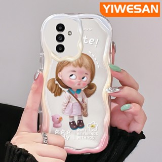 เคสโทรศัพท์มือถือ ซิลิโคนใส กันกระแทก ลายการ์ตูนเด็กผู้หญิงน่ารัก สีสันสดใส สําหรับ Samsung galaxy A13 A13 5G A04s A14