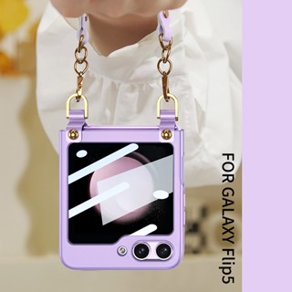 Gkk เคสกระเป๋าถือ สายคล้องข้อมือ พลาสติก แฟชั่น สําหรับ Samsung Galaxy Z Flip5 Flip 5