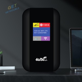 [Getdouble.th] เราเตอร์ WiFi 4G 150Mbps 2100mAh MiFi พร้อมช่องใส่ซิมการ์ด