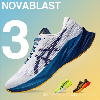 Asics Nova blast 3 รองเท้ากีฬา ระบายอากาศ สําหรับผู้ชาย 12 สี