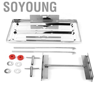 Soyoung Car  Tray Adjustable Hold Down Clamp Bracket Stainless Steel Universal Polished