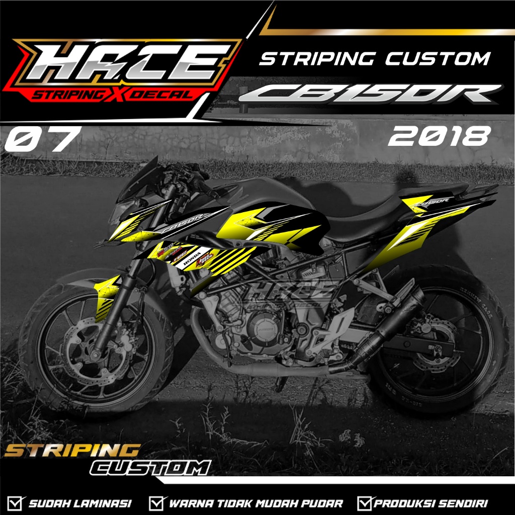 STRIPING CB 150r v3 2018 - สติ๊กเกอร์ STRIPING CB 150r v3 2018 LIST VAIAN 07