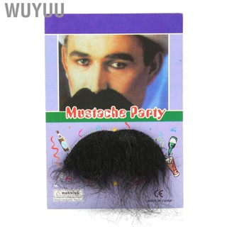 Wuyuu Costume Fake Moustache SelfAdhesive Mustaches Novelty Flannel