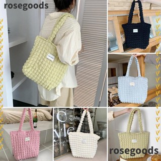 Rosegoods1 กระเป๋าสะพายไหล่ ลําลอง แบบนิ่ม จุของได้เยอะ