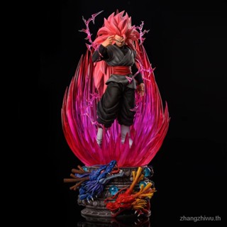 โมเดลฟิกเกอร์ Dragon Ball Giant Wave Play Super Three Goku สีชมพู สีดํา