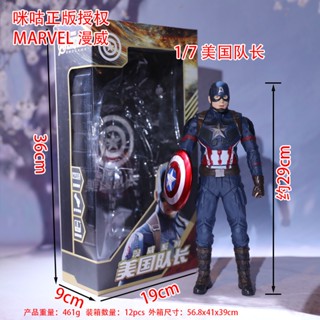 ((พร้อมส่ง) ของแท้ ฟิกเกอร์ Marvel Migu Kids Series Avengers 1/7 Captain America