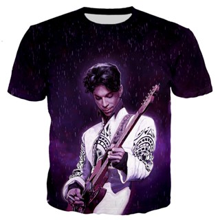 เสื้อยืด พิมพ์ลาย Prince Rogers Nelson สไตล์ฮาราจูกุ สตรีท