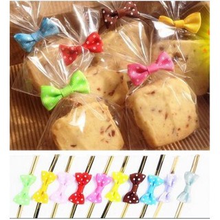 Metallic Twist Wire Bowknot Cake Sealing Bag Packaging Ties Clearance sale