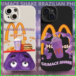 Sqt เคสโทรศัพท์มือถือ ลาย Grimace Shake สร้างสรรค์ ตลก สําหรับ iPhone13promax 14promax 14plus