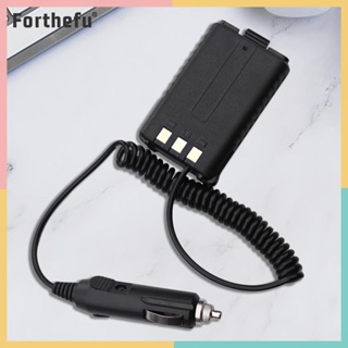 ★ Forthefu ★  เครื่องกําจัดแบตเตอรี่รถยนต์ 12V สําหรับ Baofeng Dual Band Radio UV5R 5RA 5RE -T