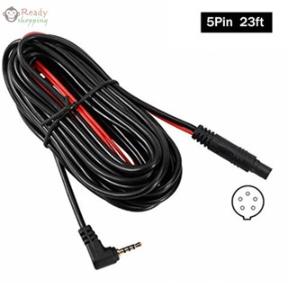 สายเคเบิ้ลต่อขยาย 12V 5 Pin สีดํา แบบเปลี่ยน สําหรับรถยนต์