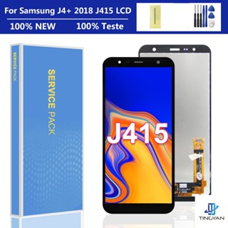 หน้าจอสัมผัส LCD 6.0 นิ้ว สําหรับ Samsung Galaxy J4+ 2018 J4 Plus J415 J415F J410 J6 Prime J6 Plus 2018 J610