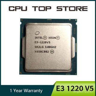 โปรเซสเซอร์ CPU Intel Xeon E3 1220 V5 8M Cache 3.0GHz 80W SR2LG LGA 1151