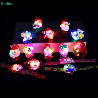 &lt;Redhot&gt; สร้อยข้อมือเรืองแสง สําหรับเด็ก ปาร์ตี้วันเกิด แขก ของขวัญฮาโลวีน ของขวัญคริสต์มาส ลดราคา