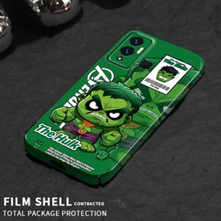 เคสโทรศัพท์มือถือแบบแข็ง ทรงสี่เหลี่ยม ลาย The Hulk สําหรับ Infinix Hot 12 Play Hot 10 Play 11 9 Note 12 Smart 6 TECNO Pova Neo Iron Man