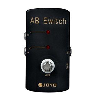 Joyo JF-30 AB แป้นเหยียบสวิตช์ A เป็น Line B สวิตช์ระหว่างเอฟเฟคเอาต์พุตสองสายโซ่ สําหรับเอฟเฟคกีตาร์ไฟฟ้า