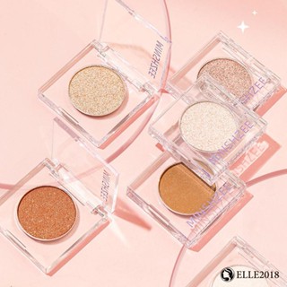 Cowboy Eyeshadow Palette Pearlescent Polarized Flash Powder Highlighter Monochrome Eyeshadow Palette Highlight 【elle20181_th】