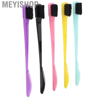 Meyishop 5pcs Dual Edge Brush Comb 2 In 1 Double Sided Control Hair Hairline Ey