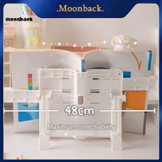 &lt;moonback&gt; ที่วางหนังสือ พลาสติก ที่วางหนังสือ ที่บ้าน อุปกรณ์การเขียน อเนกประสงค์ ขาตั้งอ่านหนังสือ การแก้ไขที่เสถียร