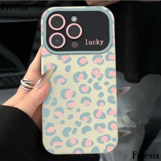 เคสมือถือ แบบนิ่ม ลายเสือดาว สําหรับ Apple 14 Pro Max Iphone 13 Pro 12 11 7p 8N0K