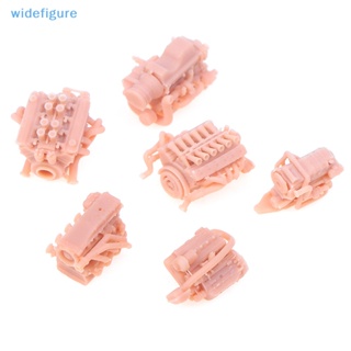 Widefigure โมเดลรถยนต์จําลอง 1/64 แบบเรซิ่น ไม่มีสี สําหรับตกแต่ง