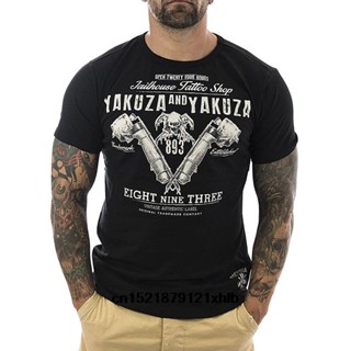 ขายดี เสื้อยืดลําลอง แขนสั้น พิมพ์ลาย Yakuza Tattoo Shop สําหรับผู้ชาย 295054