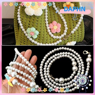 Daphs สายคล้องกระเป๋า ประดับลูกปัดไข่มุก ยาว 70 90 100 110 120 ซม. แบบเปลี่ยน DIY