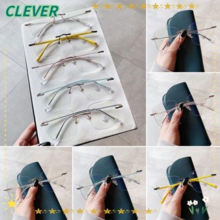 Clever แว่นตา ป้องกันแสงสีฟ้า กรอบเบาพิเศษ ทนทาน สําหรับสํานักงาน