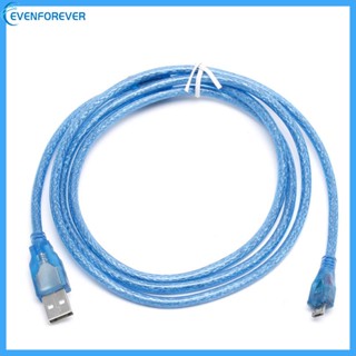 Ev สายชาร์จ USB 2 0 A ตัวผู้ เป็น Micro B 5pin ตัวผู้ 28 24AWG ความเร็วสูง 1 5 เมตร