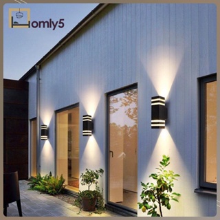 [Homyl5] โคมไฟติดผนัง สไตล์โมเดิร์น สําหรับโรงรถ ระเบียง กลางแจ้ง