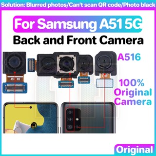 กล้องหน้า หลัง สําหรับ Samsung Galaxy A51 5G A516 A515G Ultra Wide Back Macro Depth Facing Main Telephoto selfie lifting Camera kamera belakang flex cable ribbon Module Compatible