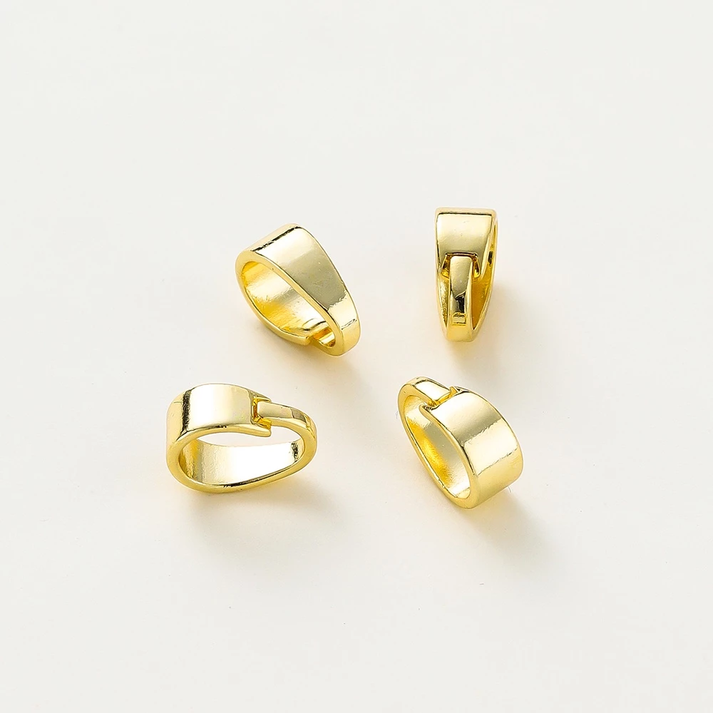 St.kunkka 20 ชิ้น ตัวปิดปม 18K ที่ไม่ได้ซีดจางคุณภาพสูง ตะขอเชื่อมต่อเครื่องประดับ