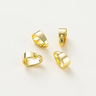 St.kunkka 20 ชิ้น ตัวปิดปม 18K ที่ไม่ได้ซีดจางคุณภาพสูง ตะขอเชื่อมต่อเครื่องประดับ