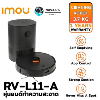 COINSคืน15%⚡FB9JMZV6⚡ IMOU RV-L11-A HANDS-FREE CLEANING WITH AUTO DIRT DISPOSAL BASE รับประกันศูนย์ไทย 1ปี