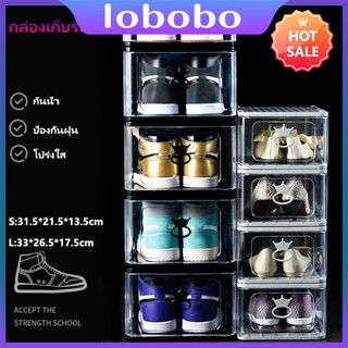 Shoe Boxes กล่องเก็บรองเท้า กล่องเก็บรองเท้า กล่อง พลาสติกใส ชั่นวางรองเท้า กล่องจัดระบียบ 4 Shoe Boxes